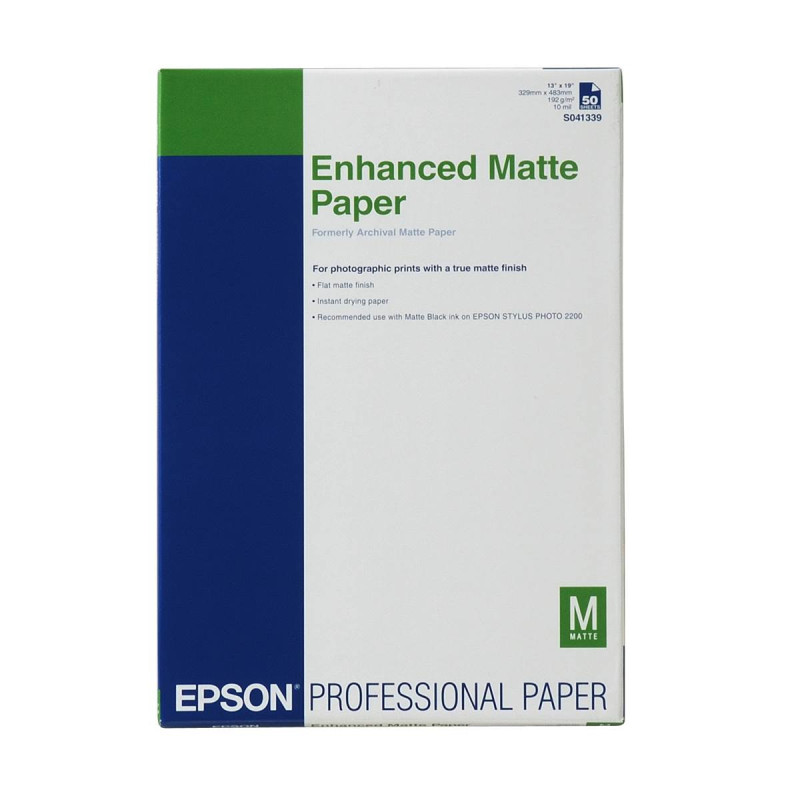 Epson Papier Mat Supérieur A2 50 feuilles 189g
