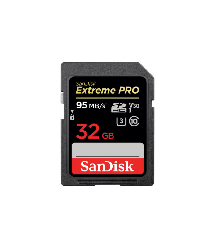 Sandisk carte SDHC Extreme Pro (95MO/S) 32 GO