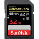 Sandisk carte SDHC Extreme Pro (95MO/S) 32 GO