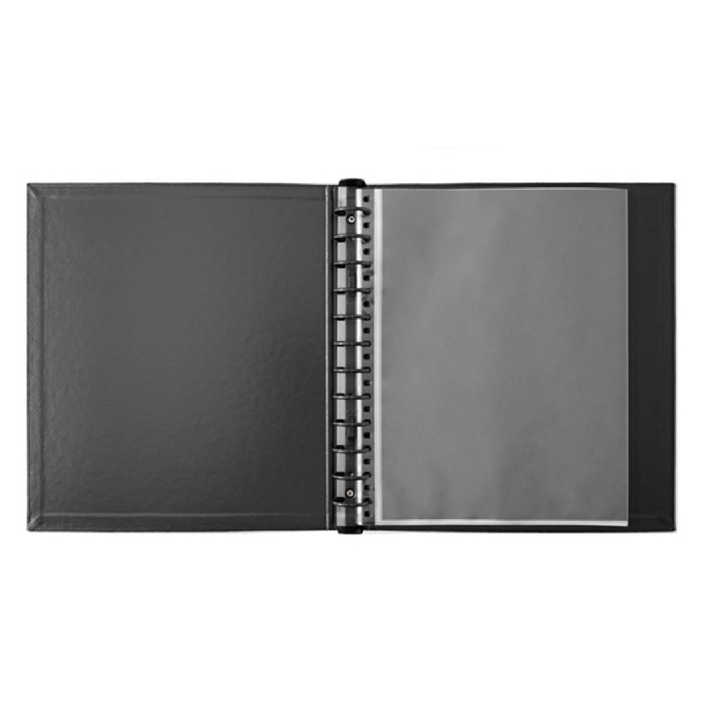 Prat Professional - classeur multi-anneaux - couverture rigide en vinyle  grain buffle - 10 pochettes - noir - Schleiper - Catalogue online complet
