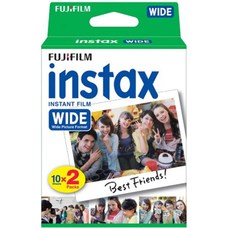Fujifilm Instax Wide 2x10 vues (bi pack)