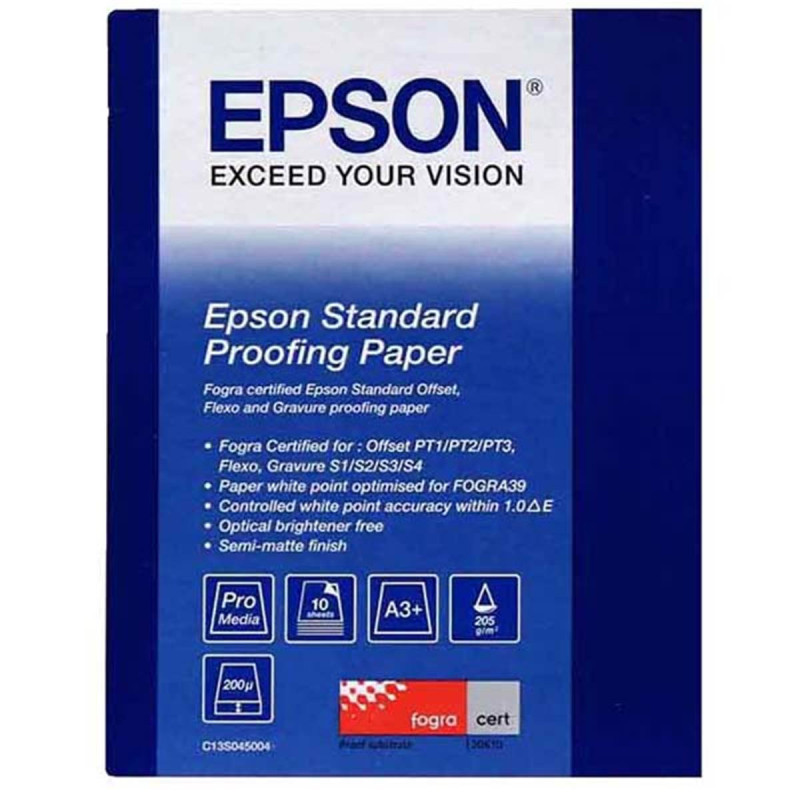 Epson Papier Proofing Standard Epson - Fogra A3+ 100 feuilles 205g