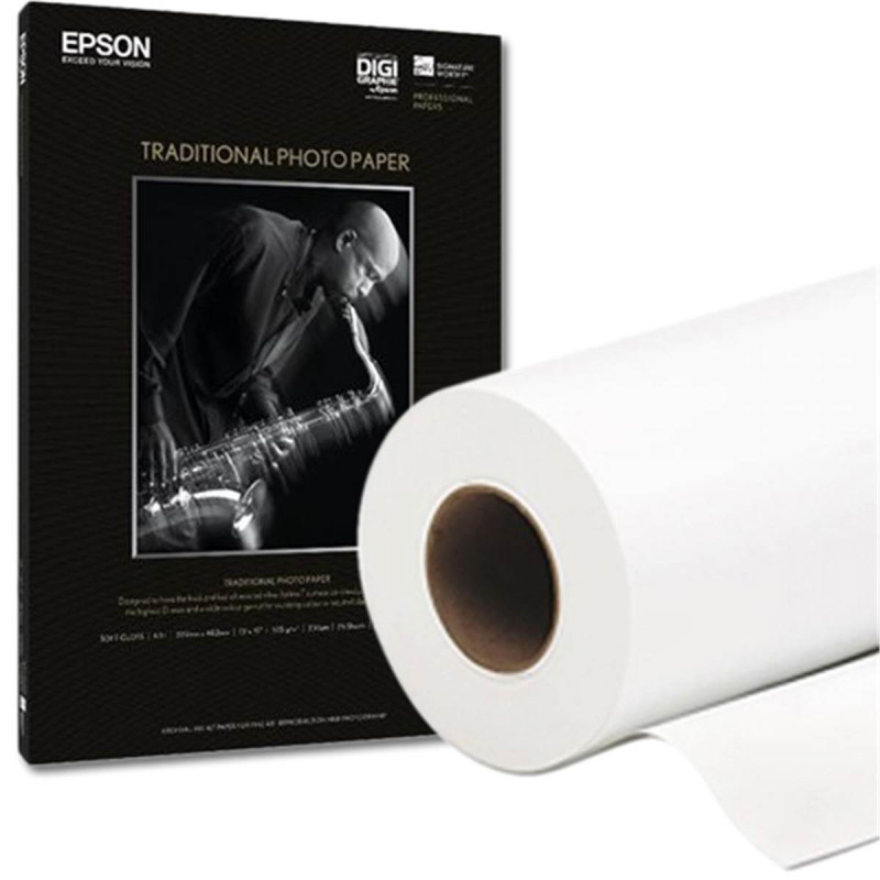 Epson Papier Photo Traditionnel Rlx 17\" x 15m 300g