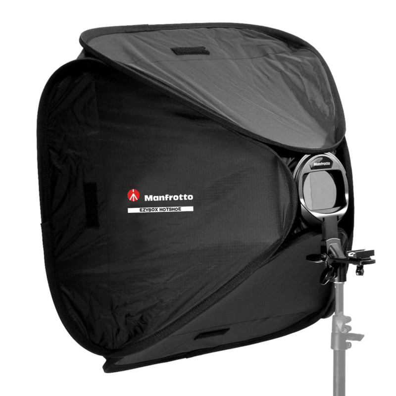 Manfrotto Boîte à lumière Ezybox Hotshoe 38 x 38 cm + Support