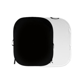 Manfrotto Fond pliable 1.5 x 1.8 m Blanc / Noir