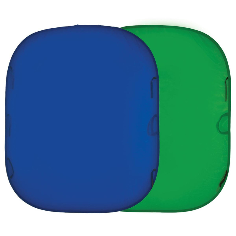 Manfrotto Fond pliable 1.5 x 1.8 m Chromagreen / Blue Chromakey