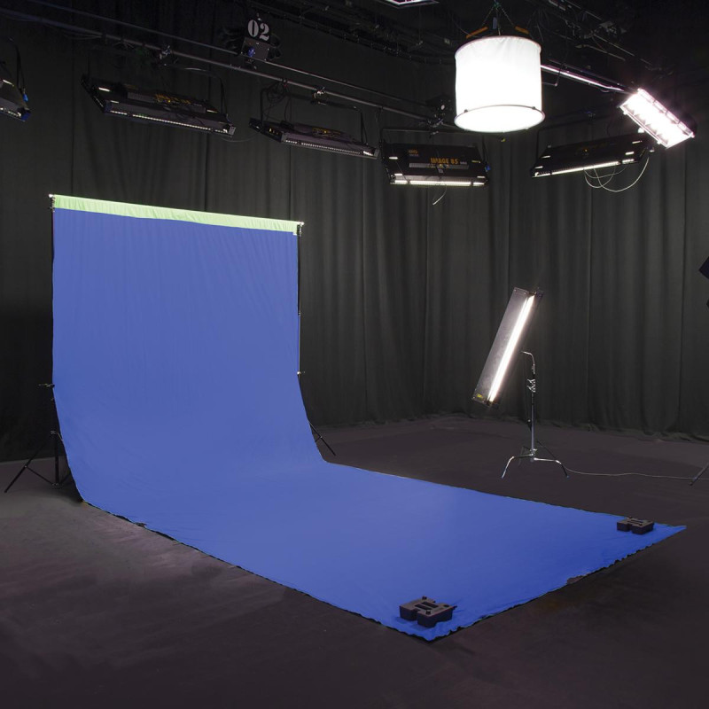 Manfrotto Fond Drapé 3 x 7 m Chromakey Bleu/Vert