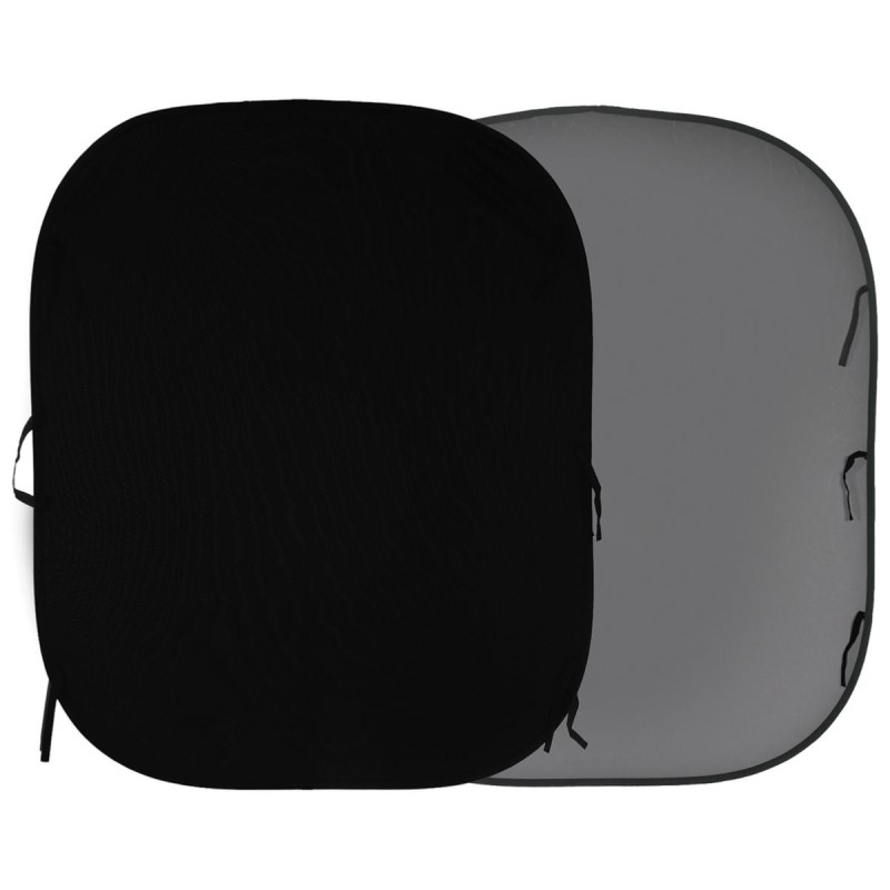 Manfrotto Fond pliable 1.8 x 2.15 m Noir / Gris moyen