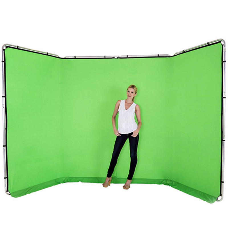 Manfrotto Kit Fond Panoramique Vert Chromakey 4m