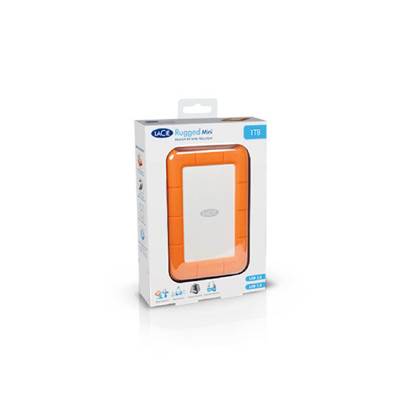 Disque dur externe LACIE 2To Rugged USB3.1 Type C