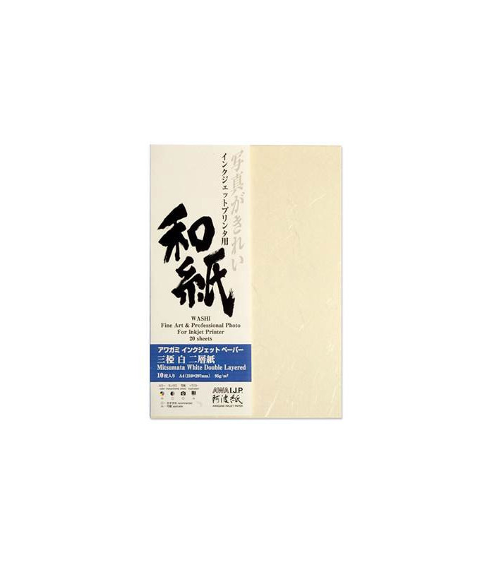Awagami Papier Mitsumata Double Couche 95g A4 20F