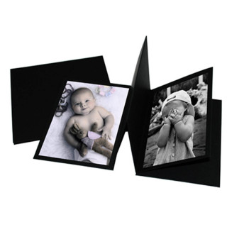 Prat Album Leporello Classic Accordéon Noir 22x22 10 photos
