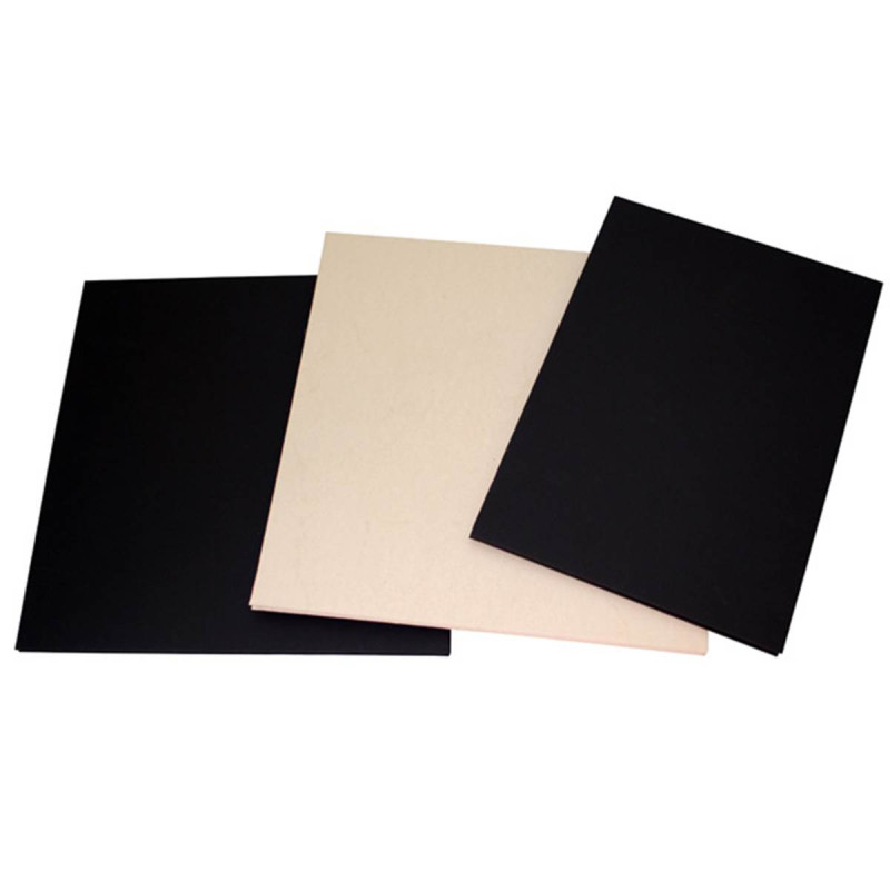 Prat Album Leporello Classic Accordéon Noir 22x22 10 photos 