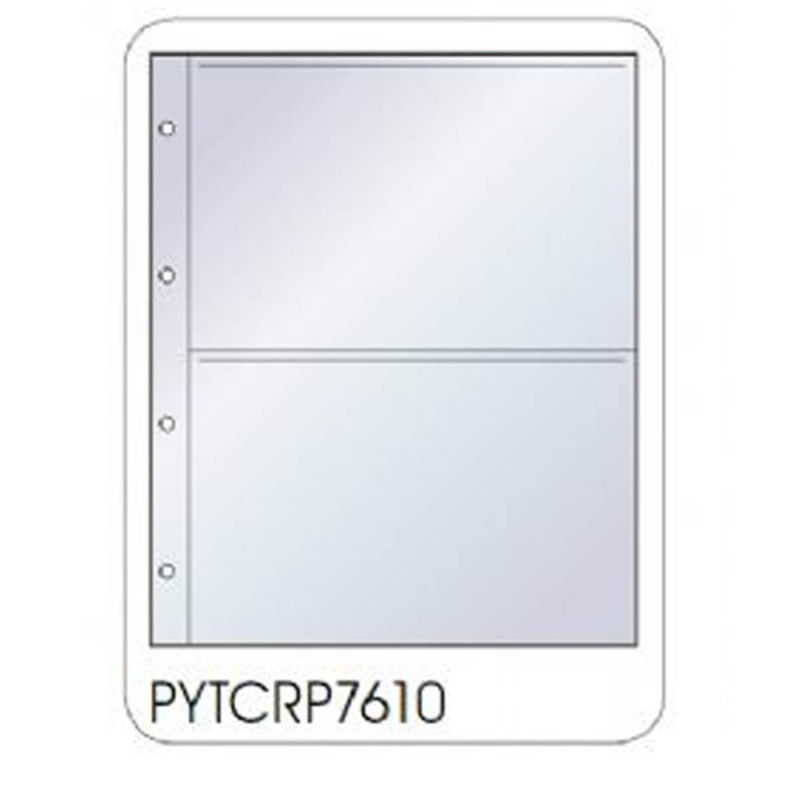 Stouls Feuillets Polyester perforés pour 15x23 (par 50)