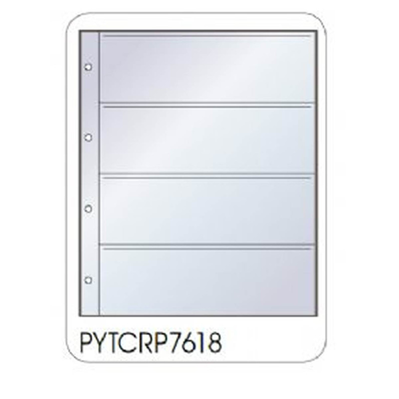 Stouls Feuillets Polyester perforés pour négatif 120 (par 50)