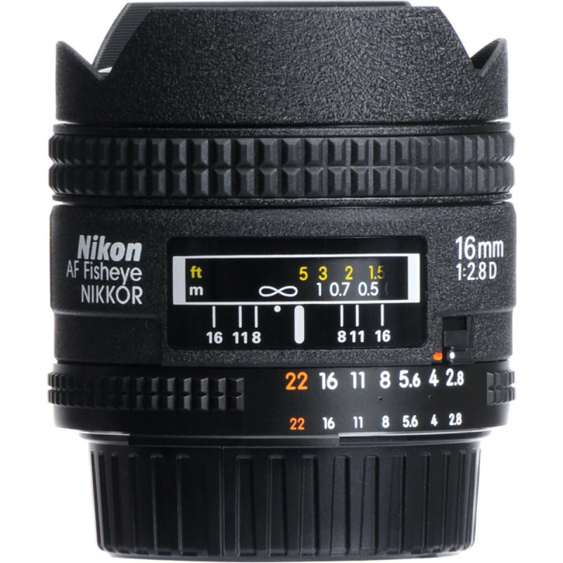 Nikon Objectif Nikkor 16mm f/2.8D AF Fisheye