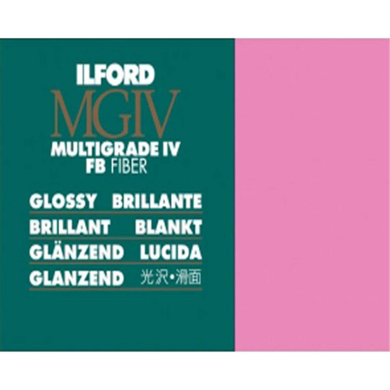 Ilford Papier MGFB 1K Classic Brillant ton neutre 17,8x24,0cm 100 F