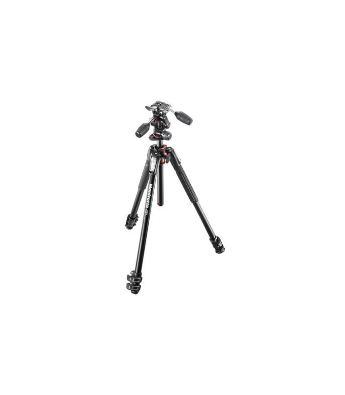 Manfrotto Kit Trépied 190XPRO3 + Rotule MHXPRO-3W
