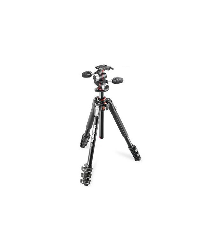 Manfrotto Kit Trépied 190XPRO4 + Rotule MHXPRO-3W
