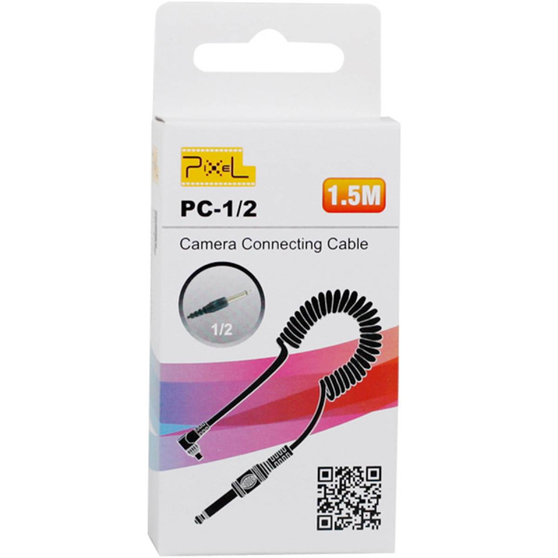 Pixel Câble Synchro Spirale PC/Jack 6,35 1,5m