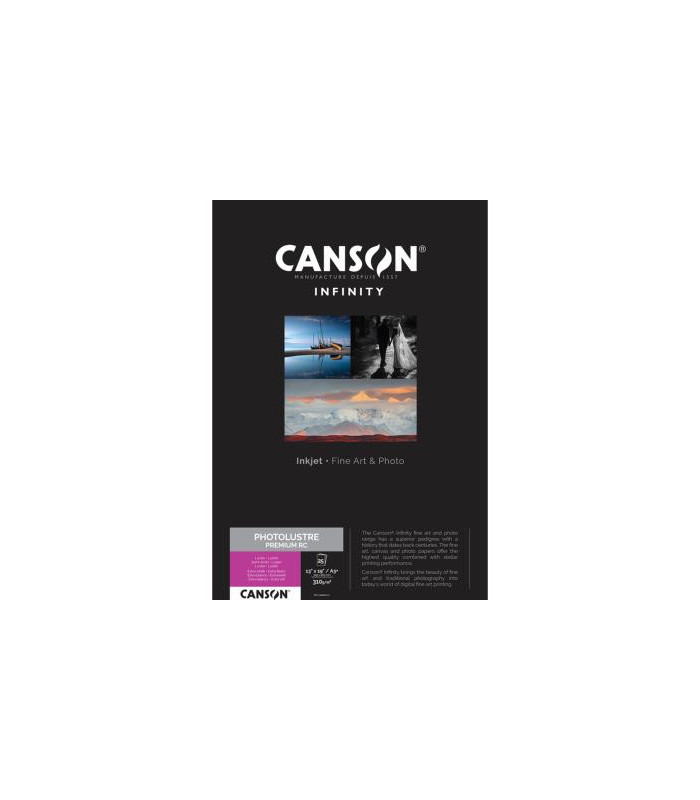 Canson Infinity Photo Lustre Premium RC A3+ 310g / 25 feuilles