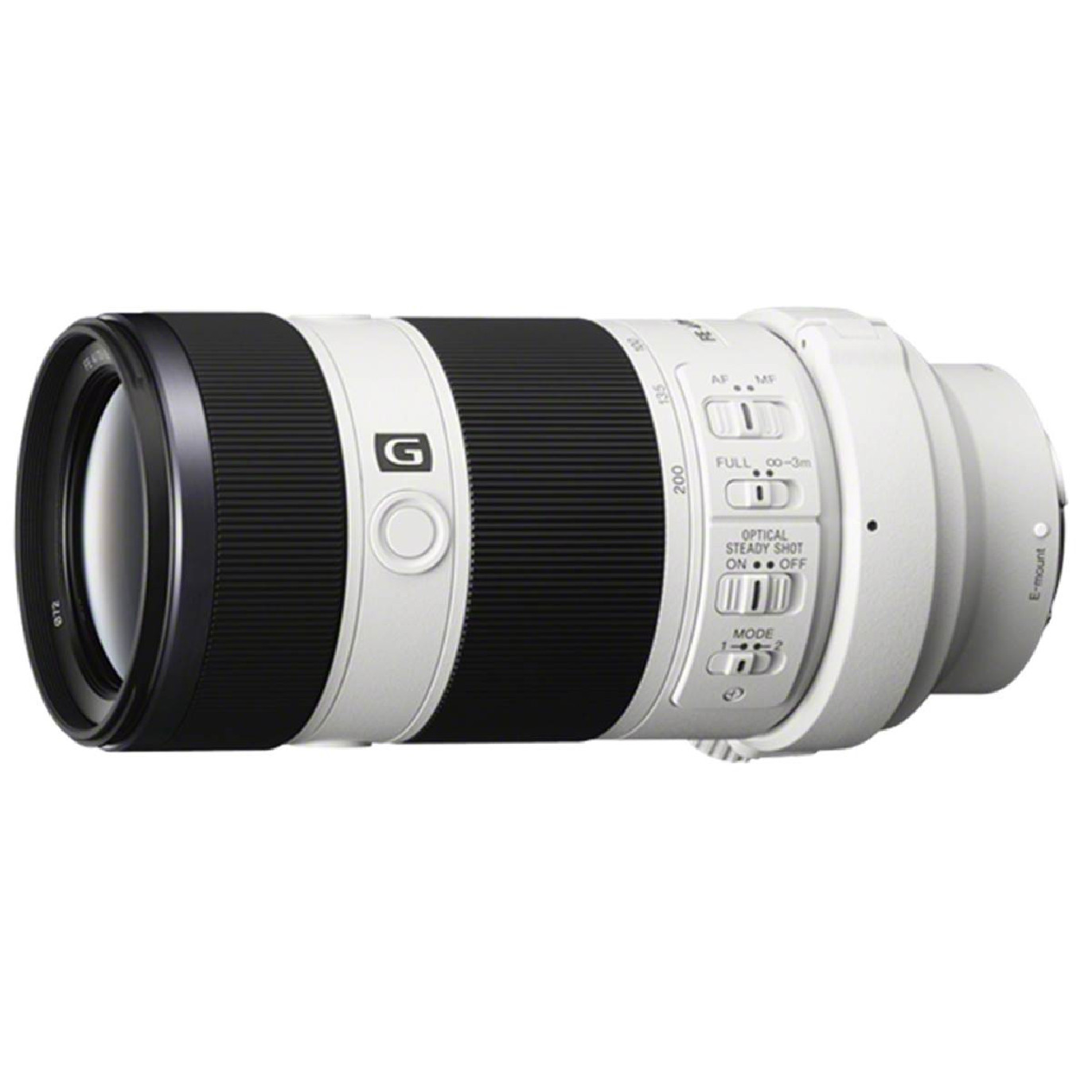 Sony Objectif SteadyShot FE 70-200mm f/4 G OSS Blanc - Prophot