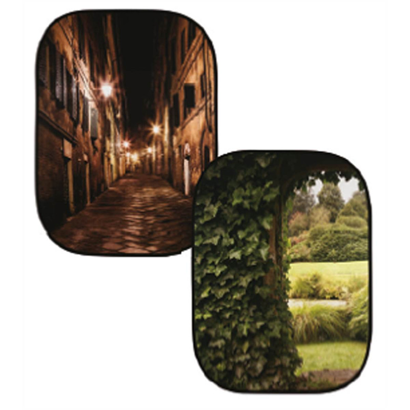 Manfrotto Fond pliable 1.5M x 2.1M  Rue de nuit / Arche de feuillage