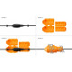Tethertools Jerkstopper Extension Lock Orange