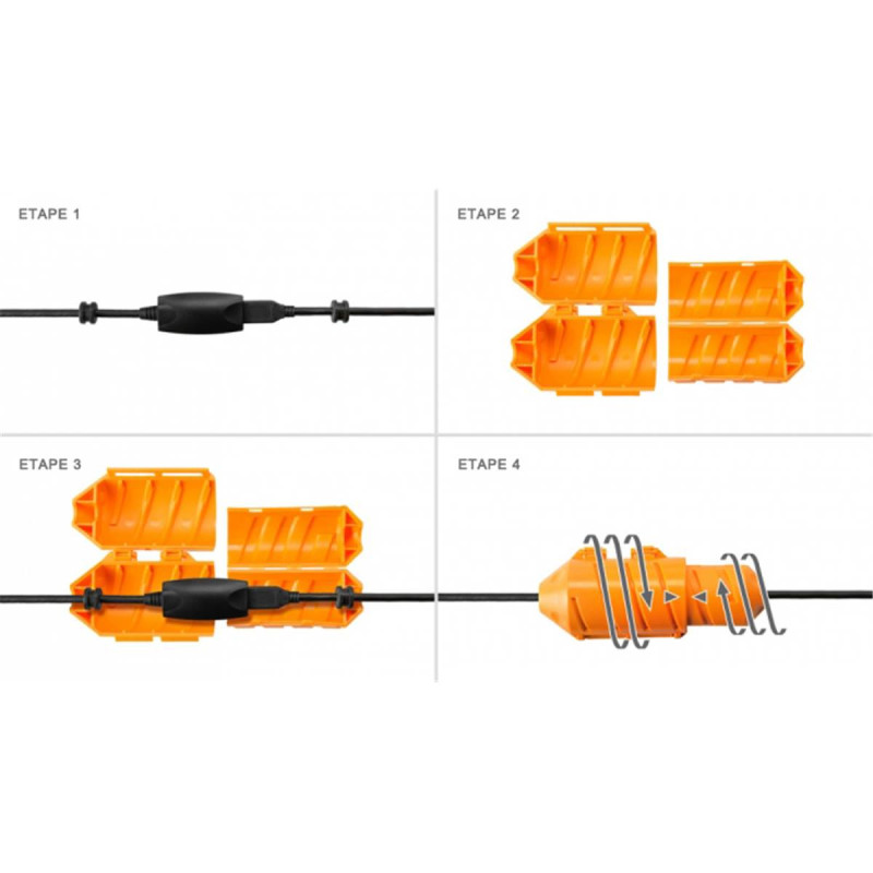 Tethertools Jerkstopper Extension Lock Orange