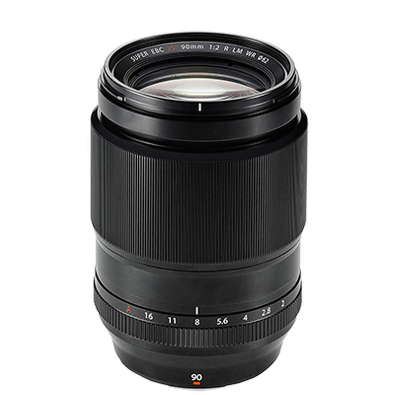 Fujifilm Objectif Fujinon XF 90mm f/2 R LM WR + Paresoleil