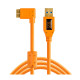 Tethertools Cable USB 3 / Micro-B coudé (4,6m) Orange