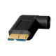 Tethertools Cable USB 3 / Micro-B coudé (4,6m) Noir