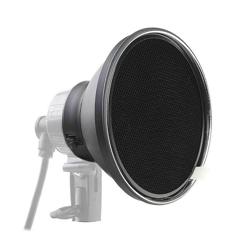 Elinchrom Kit réflecteur Quadra Ø 18cm avec grille nid d\'abeille 30°