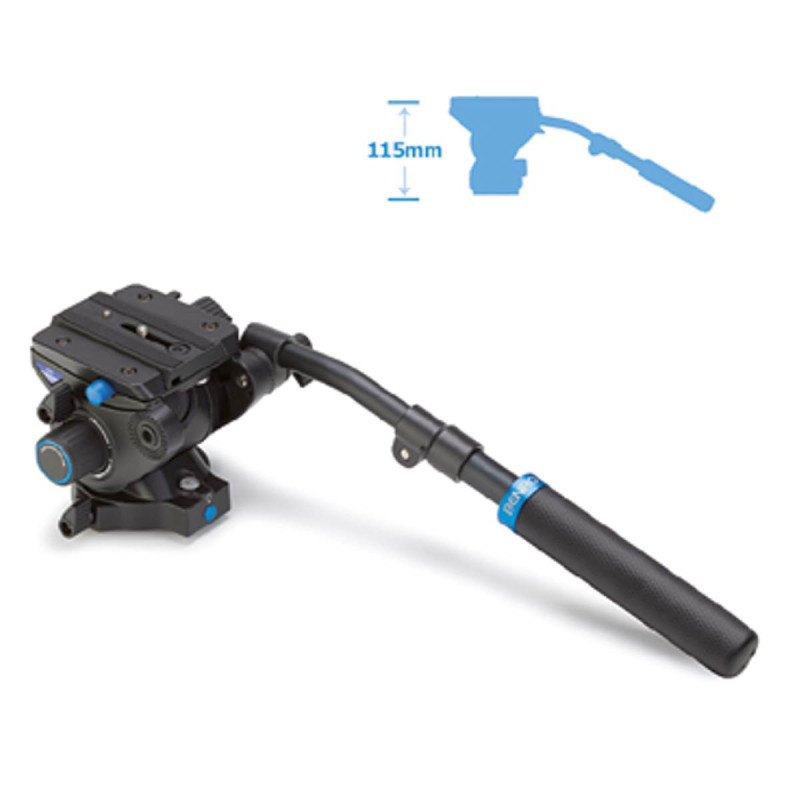 Benro Kit Monopode Vidéo Twist 4 sections Alu Tête S6