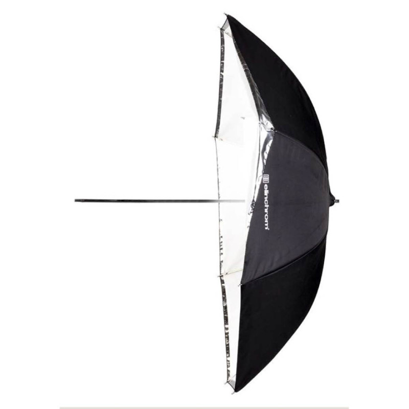 Elinchrom Parapluie Shallow 2 en 1 Blanc/Translucide 105cm