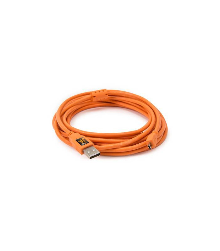 Tethertools Cable USB 2 / Mini-B (4,5m Orange) pour Nikon D750