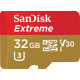 Sandisk Carte Micro SDXC Extreme Camsport (100MB/s) 32GO + Adaptateur
