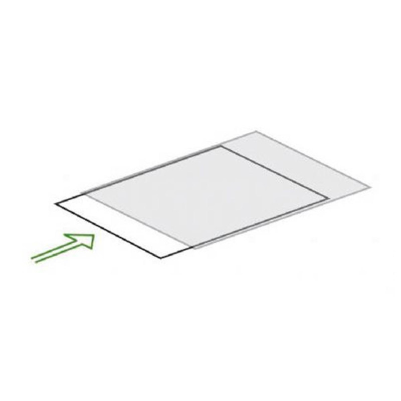 Serc Pochettes Polyester / ouverture petit côté 24x30 25P