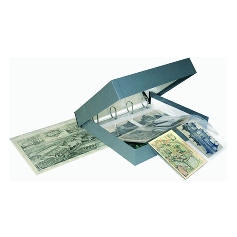 Atlantis Boîte avec anneaux Lilliput type légère grise (sans acide)