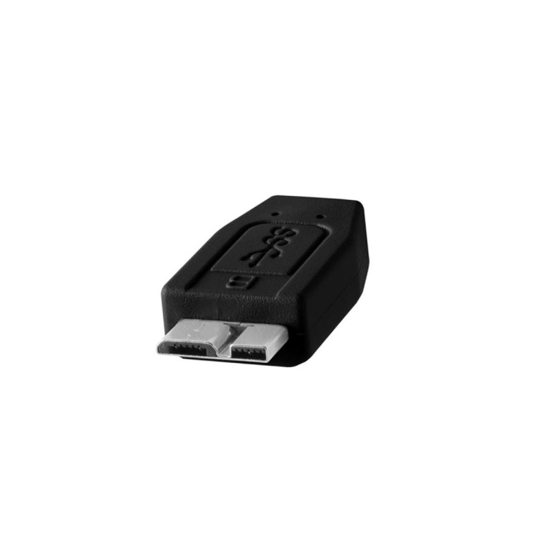 Tethertools Câble TetherPro USB-C vers USB 3.0 Micro-B Noir 4,6m