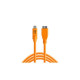 Tethertools Câble TetherPro USB-C vers USB 3.0 Micro-B Orange 4,6m
