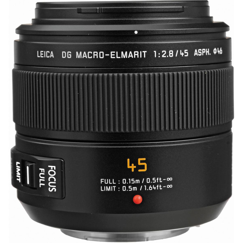Panasonic Objectif  Leica DG Macro Elmarit 45mm f/2.8 Mega O.I.S
