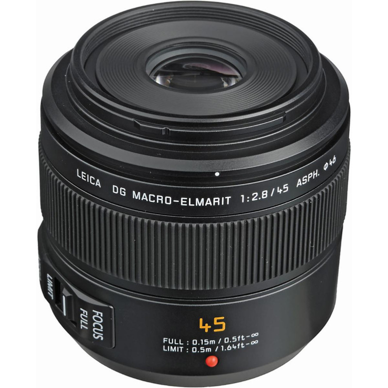 Panasonic Objectif  Leica DG Macro Elmarit 45mm f/2.8 Mega O.I.S