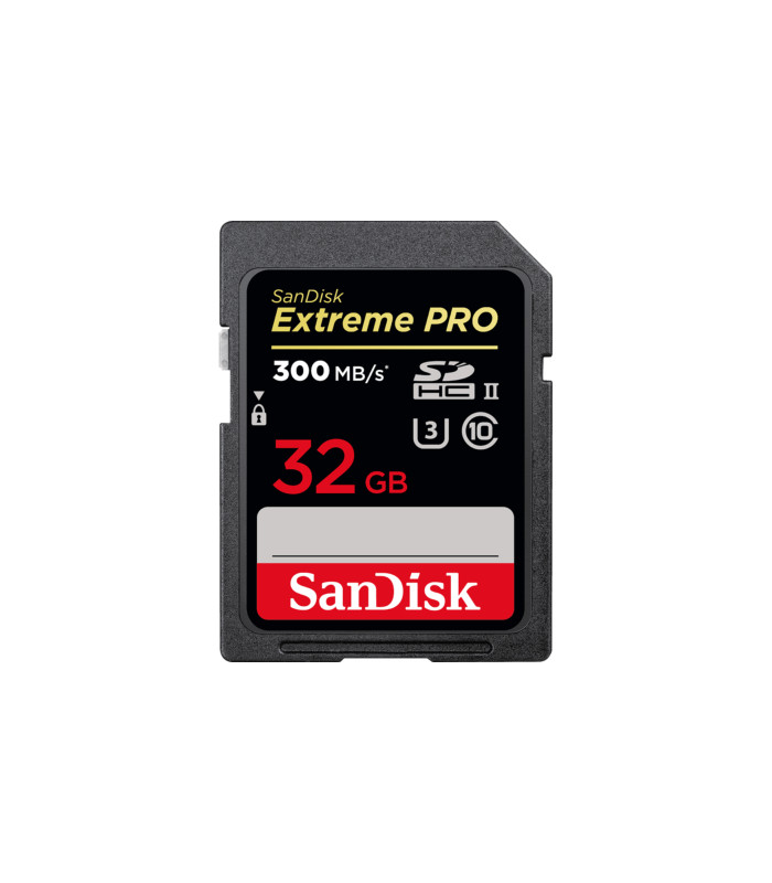 Sandisk carte SDHC Extreme Pro (300MB/s) 32GO - Prophot