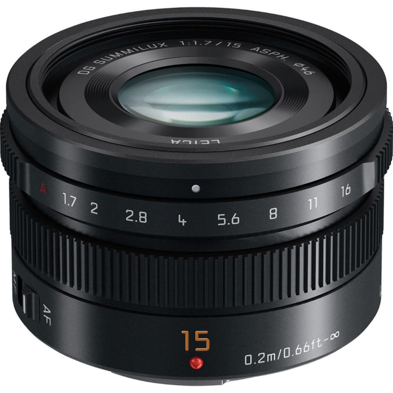 Panasonic Objectif  Leica DG Summilux 15mm f / 1.7 ASPH