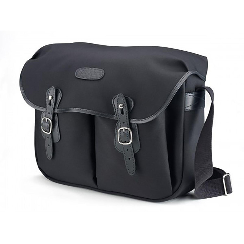 Billingham Sac d’épaule Hadley Large Noir / Cuir Noir