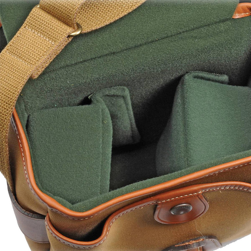 Billingham Sac d’épaule Hadley Digital Kaki / Cuir Beige