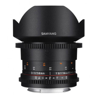 Samyang Objectif 14 mm T3.1 VDSLR II Sony E