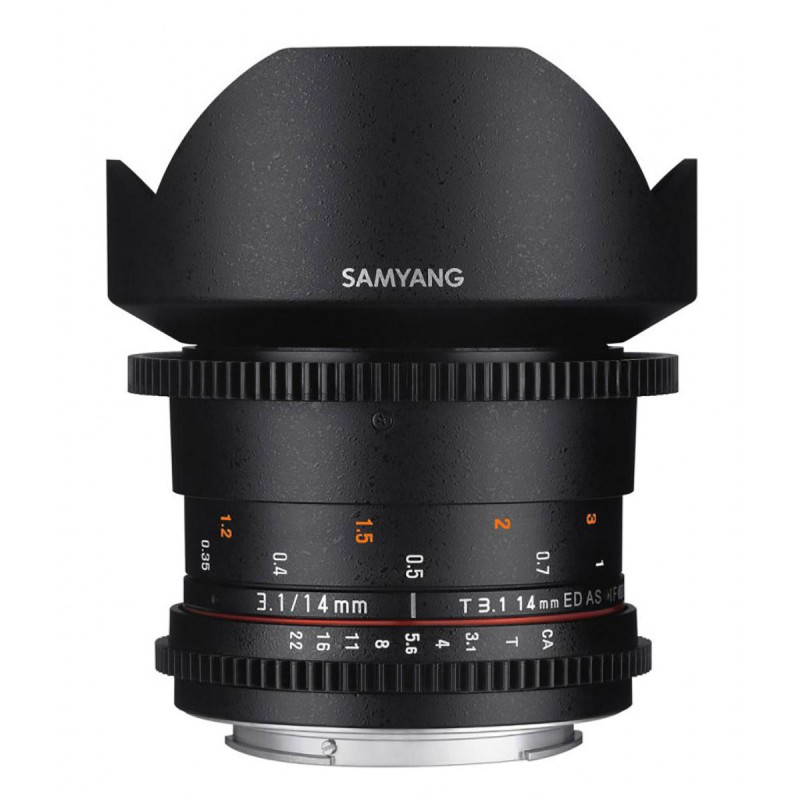 Samyang Objectif 14 mm T3.1 VDSLR II Sony E