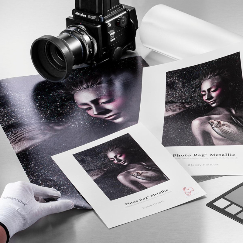 Hahnemühle Photorag Metallic 340g Rouleau 17\" x 12m